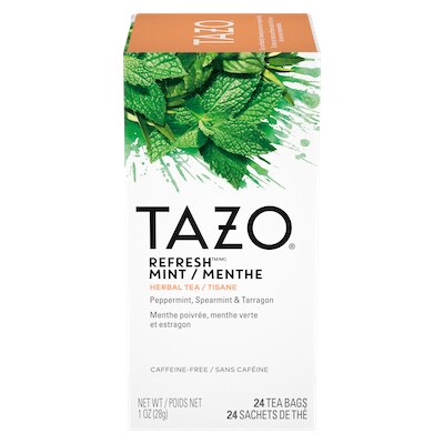 TAZO® Hot Tea Refresh Mint 6 x 24 bags - We’ve got our own thing brewing the TAZO® Hot Tea Refresh Mint (6 x 24 bags): dare to be different