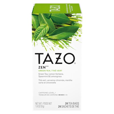 TAZO® Hot Tea Zen Green 6 x 24 bags - We’ve got our own thing brewing the TAZO® Hot Tea Zen Green (6 x 24 bags): dare to be different