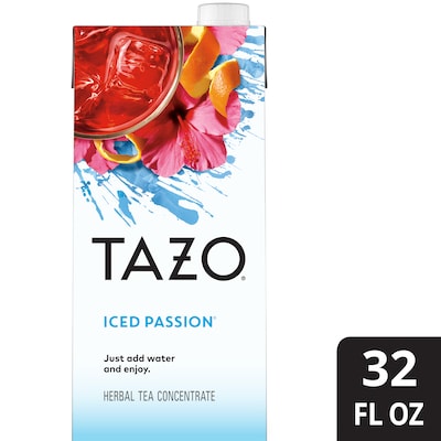 TAZO® Iced Tea Concentrate 1:1 Passion 6 x 32 oz -