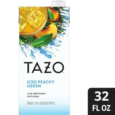 TAZO® Iced Tea Concentrate 1:1 Peachy Green 6 x 32 oz - TAZO® offers teas with a twist for deliciously unique flavors