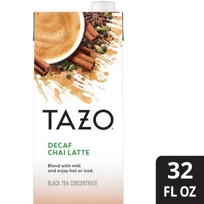 TAZO® Tea Concentrate Decaf Chai Latte 1:1 6 x 32 oz - 
