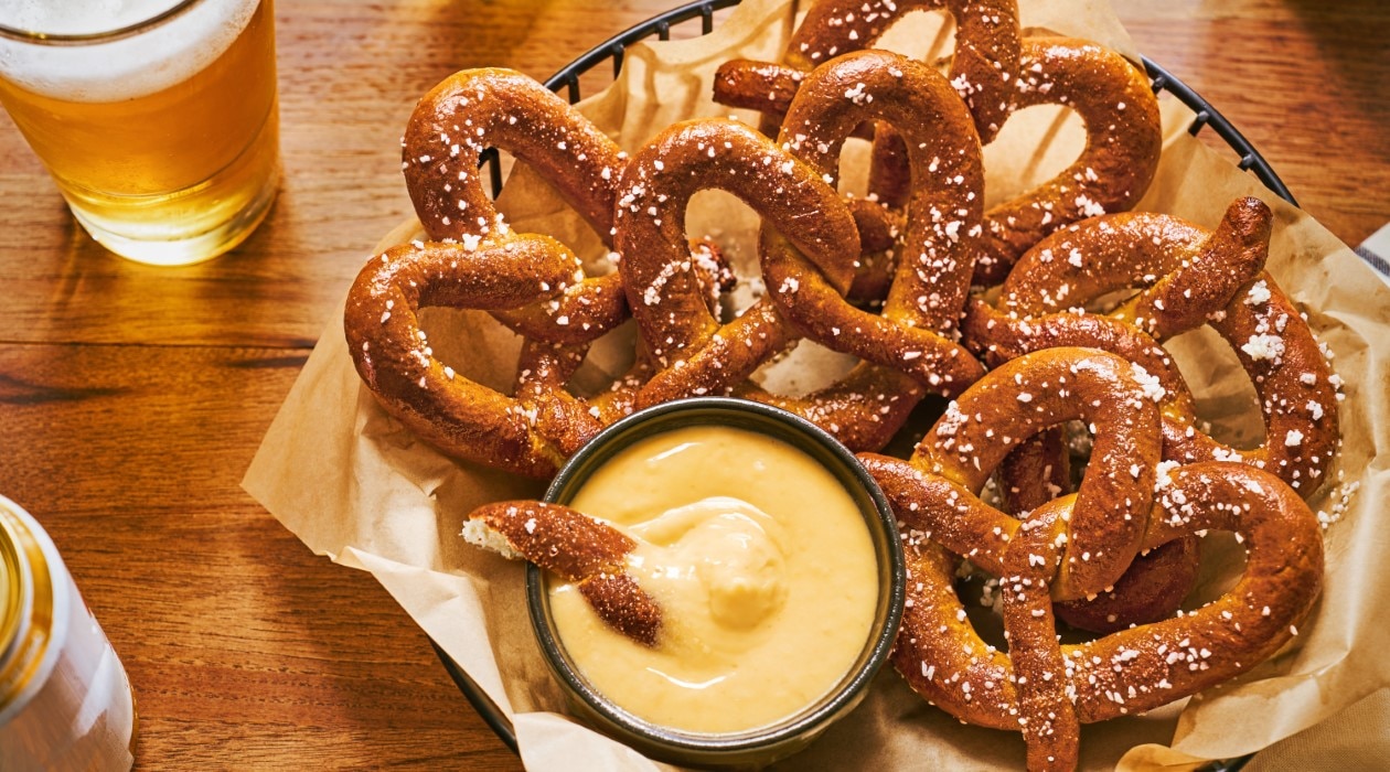 Beer Cheese Dip with Hot Pretzels – - Recipe
