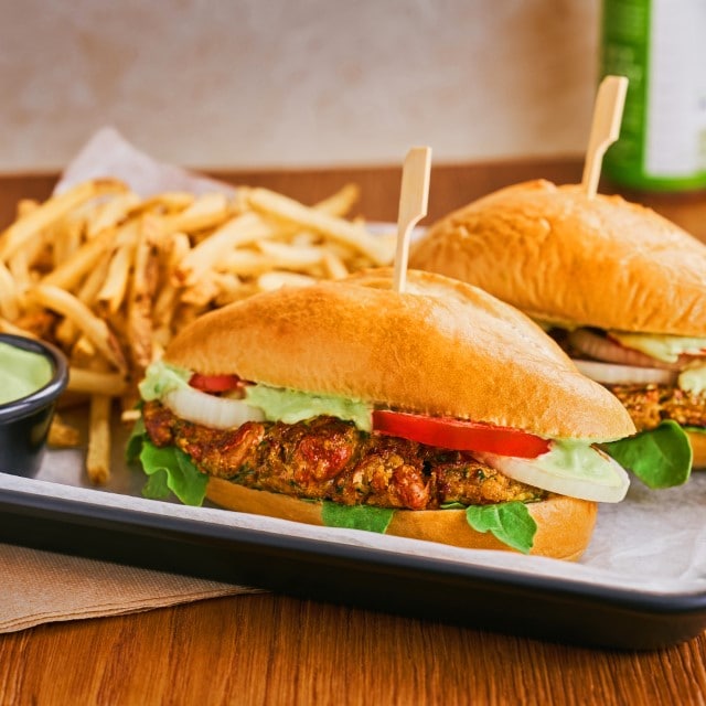 Calabazita & Pinto Bean Burger Calabazita & Pinto Bean Burger