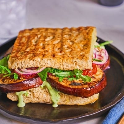 Grilled Eggplant Sandwich Grilled Eggplant Sandwich