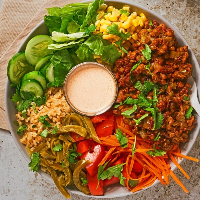 Lentil Picadillo & Nopalitos Bowl Lentil Picadillo & Nopalitos Bowl