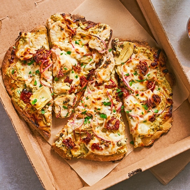 Mediterranean Chicken & Vegetable Flatbread Mediterranean Chicken & Vegetable Flatbread