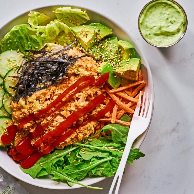 Spicy Chickpea “TUNA” Bowl Spicy Chickpea “TUNA” Bowl