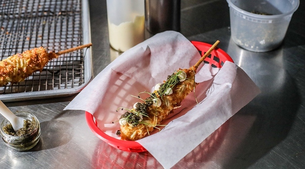Caviar & Potato Chip K-Dog – - Recipe