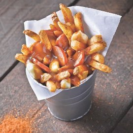 Loaded Cajun Poutine with Andouille Sausage Loaded Cajun Poutine with Andouille Sausage