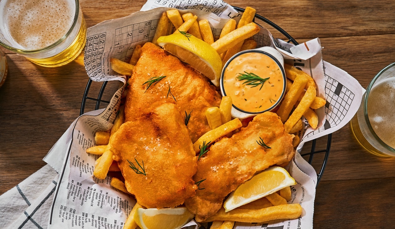 Beer Battered Fish n Chips – - Recipe