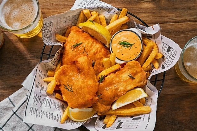 Beer Battered Fish n Chips Beer Battered Fish n Chips