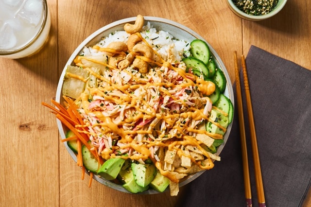 Spicy Crab Poke Bowl Spicy Crab Poke Bowl