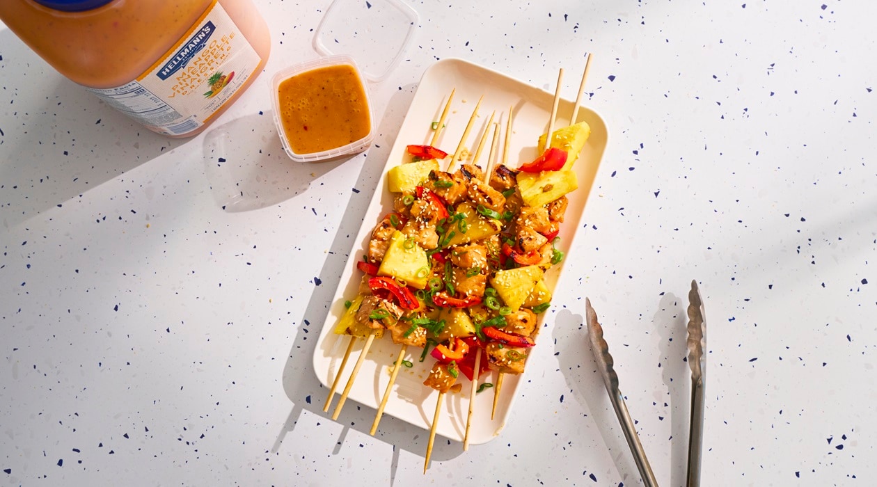 Miso Glazed Salmon Skewers – - Recipe