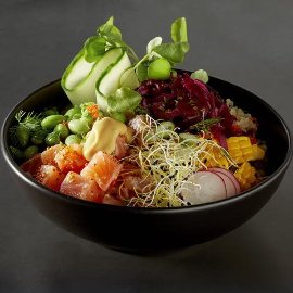 Scandinavian Quinoa Poke Bowl Scandinavian Quinoa Poke Bowl