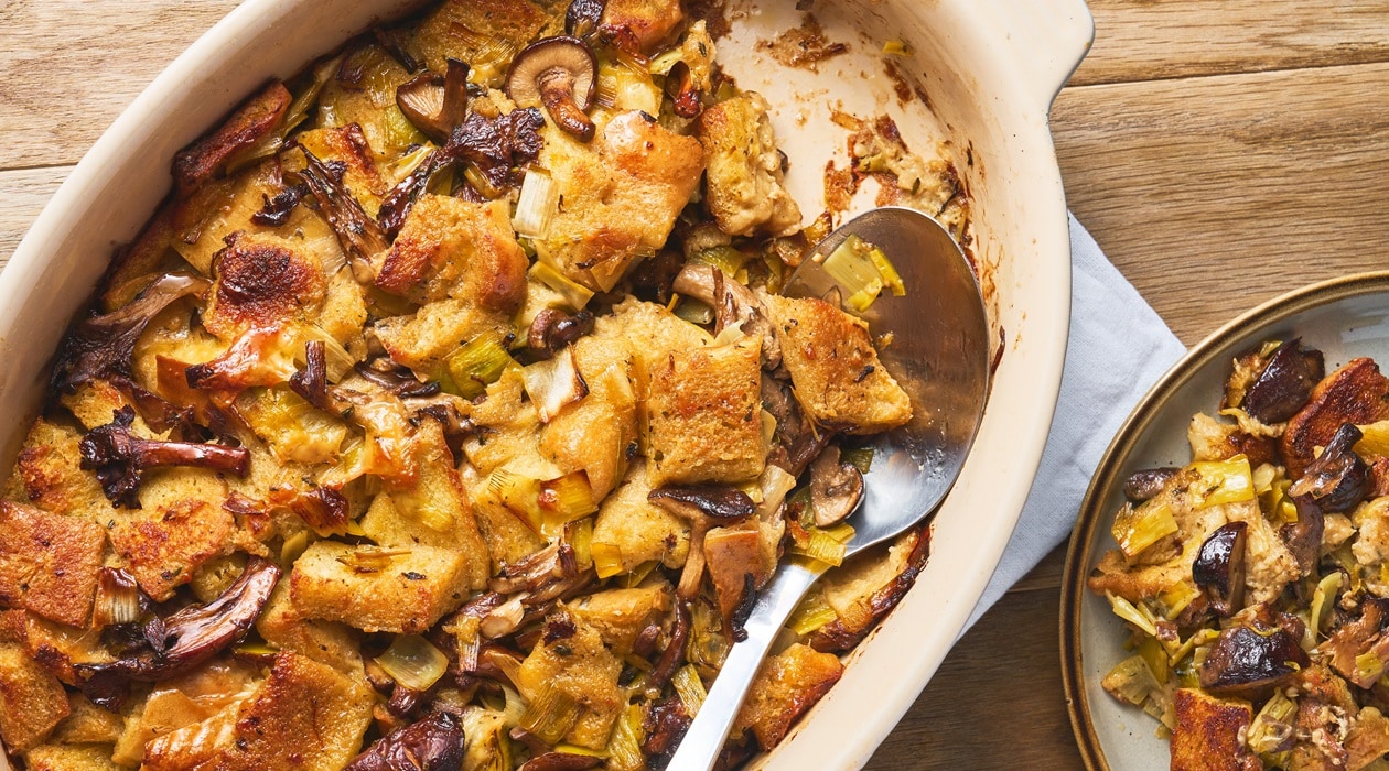 Wild Mushroom and Leek Stuffing – - Recipe