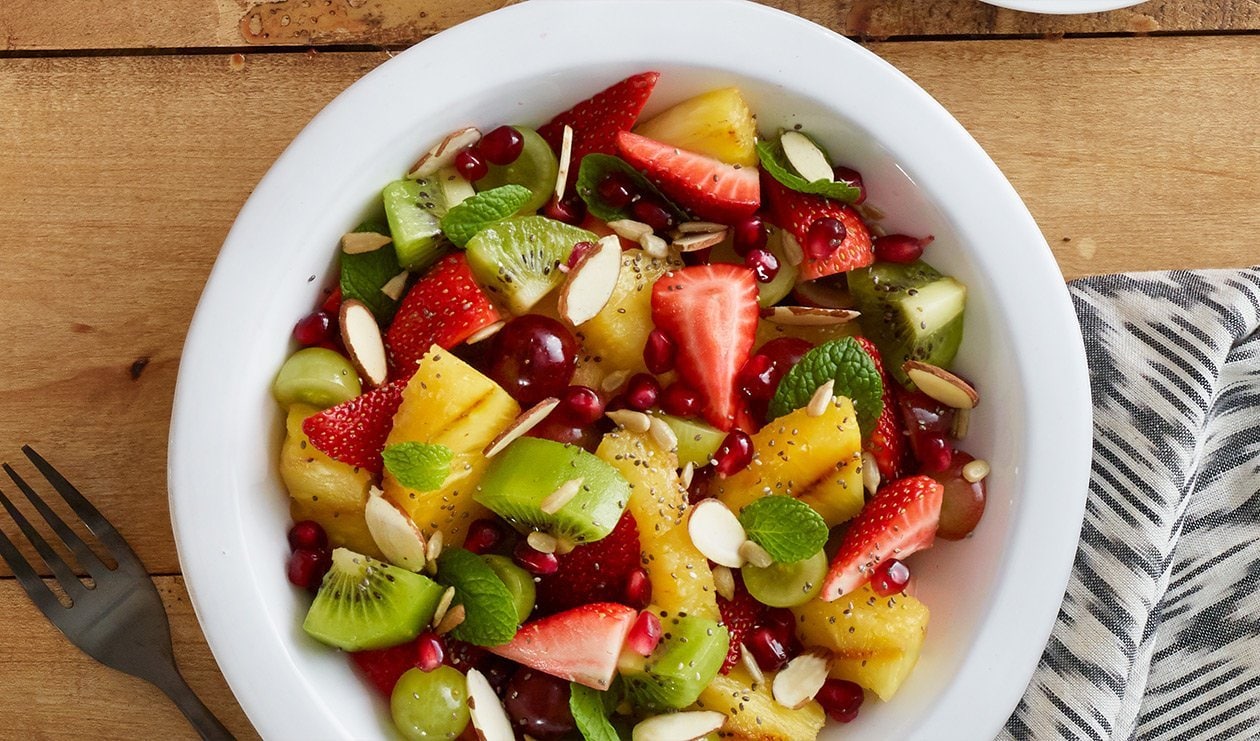 Balsamic Fruit Salad with Chia – - Recipe Balsamic Fruit Salad with Chia – - Recipe