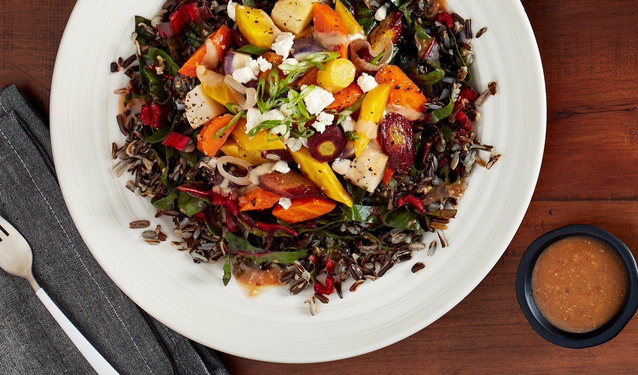 Balsamic Maple Miso Glazed Root Vegetable Salad – - Recipe Balsamic Maple Miso Glazed Root Vegetable Salad – - Recipe