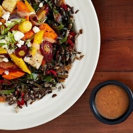 Balsamic Maple Miso Glazed Root Vegetable Salad Balsamic Maple Miso Glazed Root Vegetable Salad