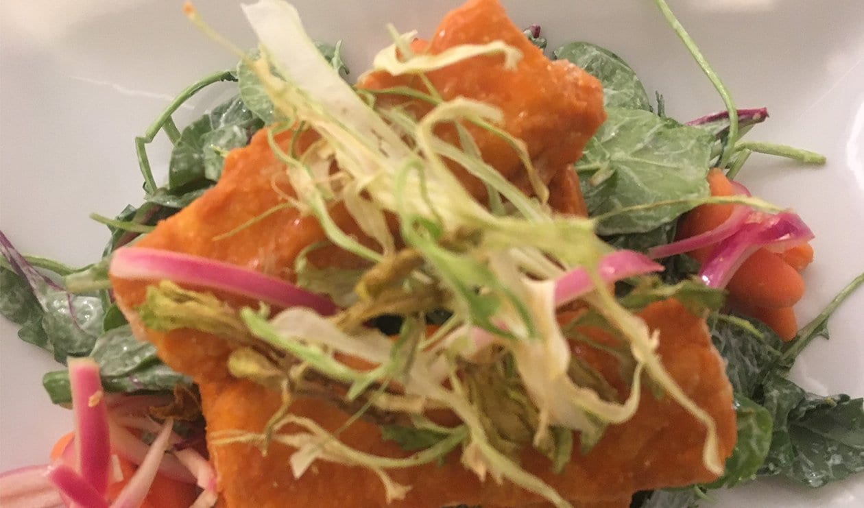 Buffalo Mahi Mahi Ranch Salad – - Recipe