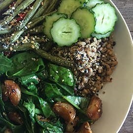 Bulgur Greens Bowl Bulgur Greens Bowl