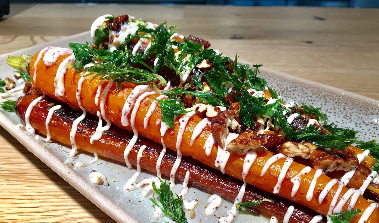 Caramelized Carrots with Za’atar Mayonnaise – - Recipe