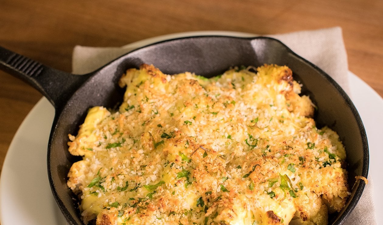 Cauliflower Gratin with Dijon Hollandaise – - Recipe