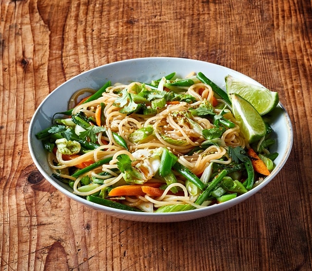 Charred Vegetable Pancit Charred Vegetable Pancit
