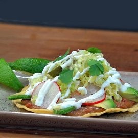 Chipotle Red Bean Tostada Chipotle Red Bean Tostada