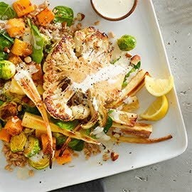 Farro and Roasted Vegetable Bowl Farro and Roasted Vegetable Bowl