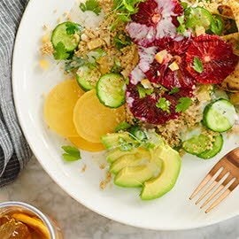 Grilled Blood Orange Couscous Salad Grilled Blood Orange Couscous Salad