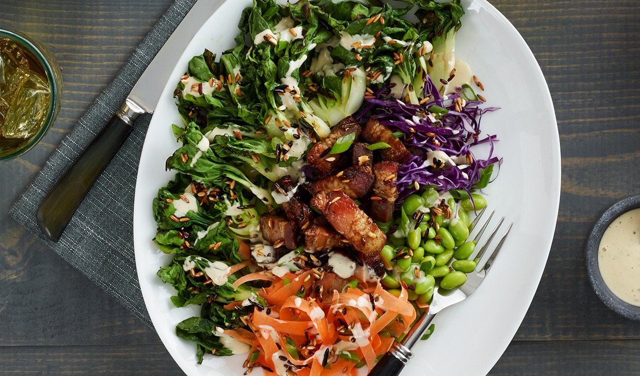Grilled Bok Choy Salad