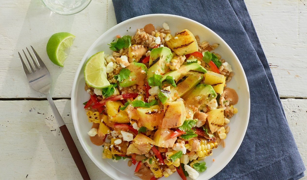Grilled Pineapple Habanero Grain Salad – - Recipe