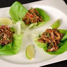 Jackfruit Larb in Lettuce Cups Jackfruit Larb in Lettuce Cups