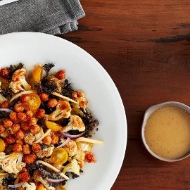 Jerk Cauliflower Recipe with Crispy Chick Peas and Spicy Lemon Jerk Cauliflower Recipe with Crispy Chick Peas and Spicy Lemon