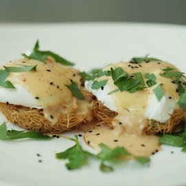 Middle Eastern Eggs Benedict