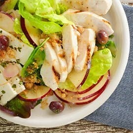 Pickled Feta and Apple Salad