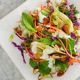 Roasted Fennel and Kale Salad