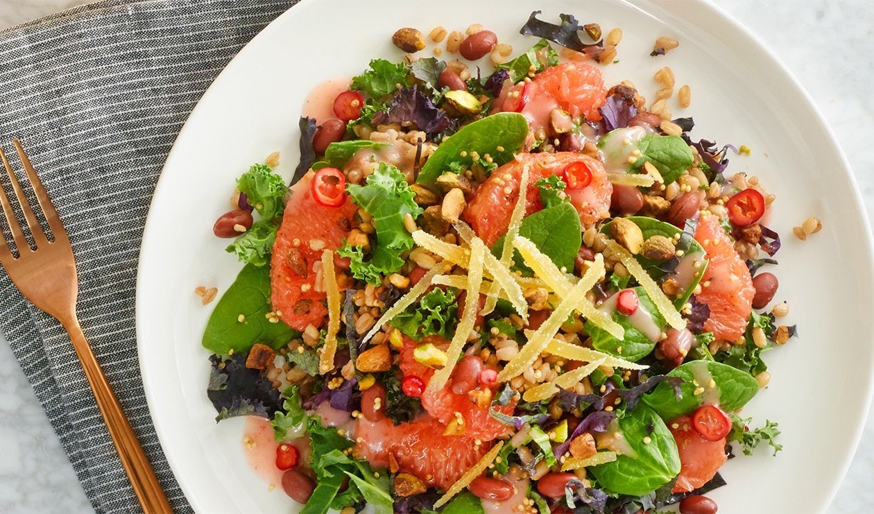 Savory Farro and Grapefruit Salad – - Recipe Savory Farro and Grapefruit Salad – - Recipe