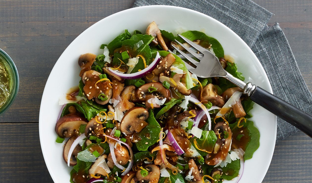 Sesame-Soy Mushroom Salad