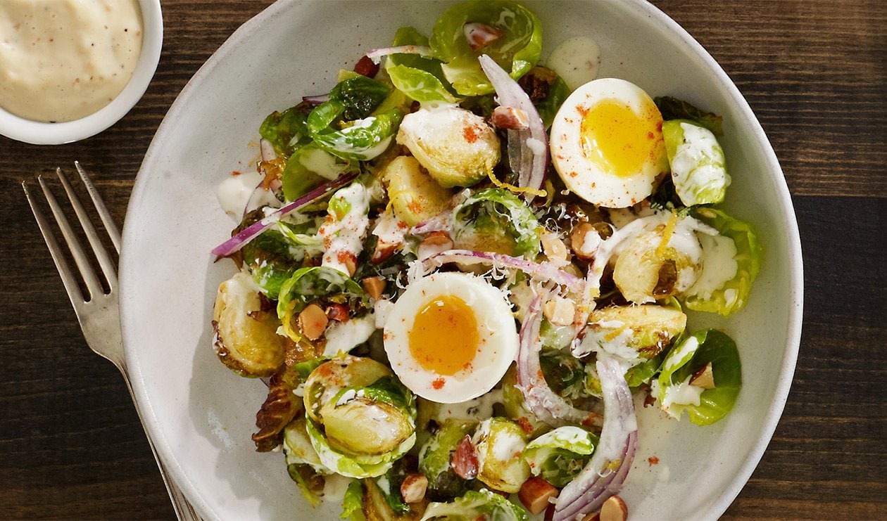 Smoky Brussels Sprout Salad