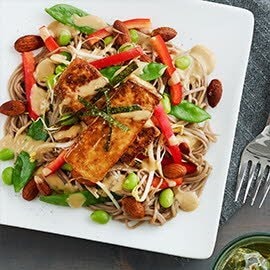 Spicy Miso Soba Noodle Salad with Tofu Spicy Miso Soba Noodle Salad with Tofu
