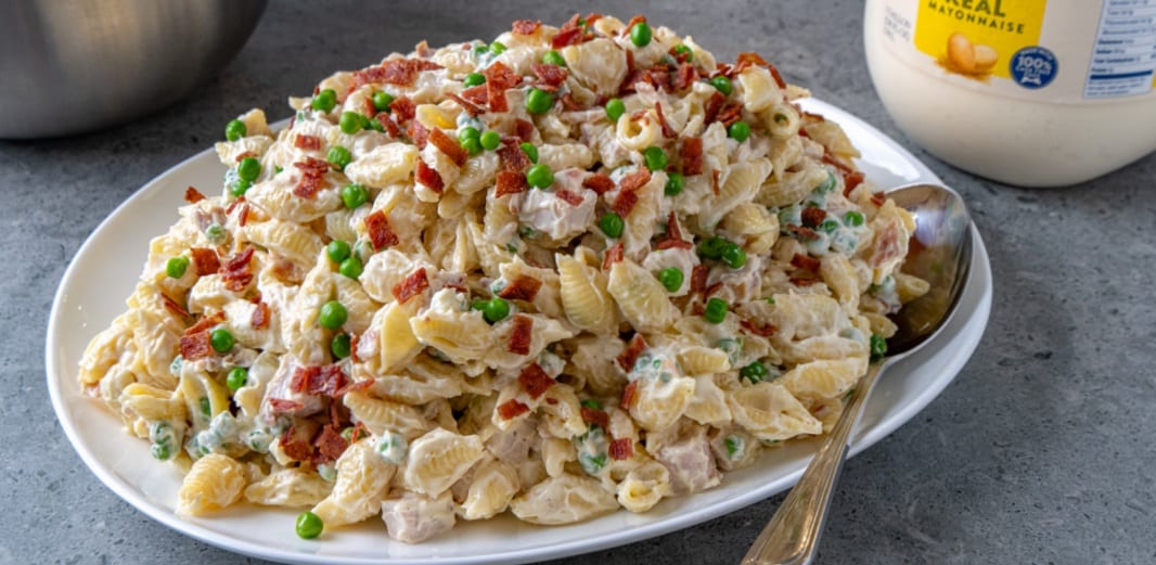 Turkey, Peas and Bacon Pasta Salad – - Recipe