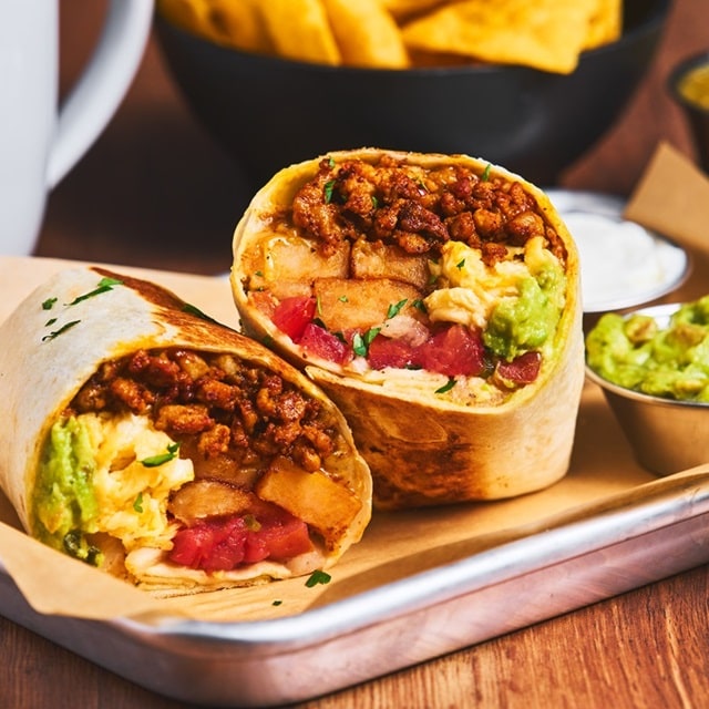 Chicken Chorizo Breakfast Burrito Chicken Chorizo Breakfast Burrito