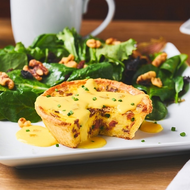 Individual Crab and Grits Quiches Individual Crab and Grits Quiches
