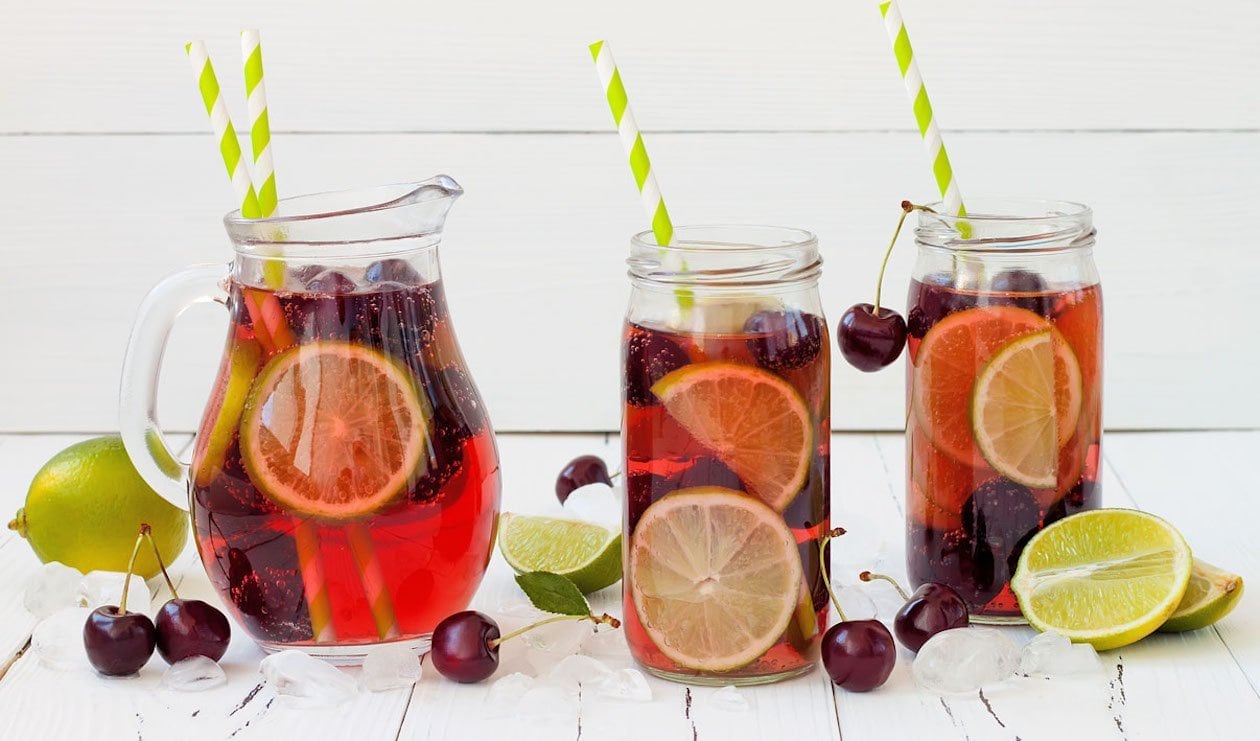 Twisted Cherry Lime Iced Tea Twisted Cherry Lime Iced Tea