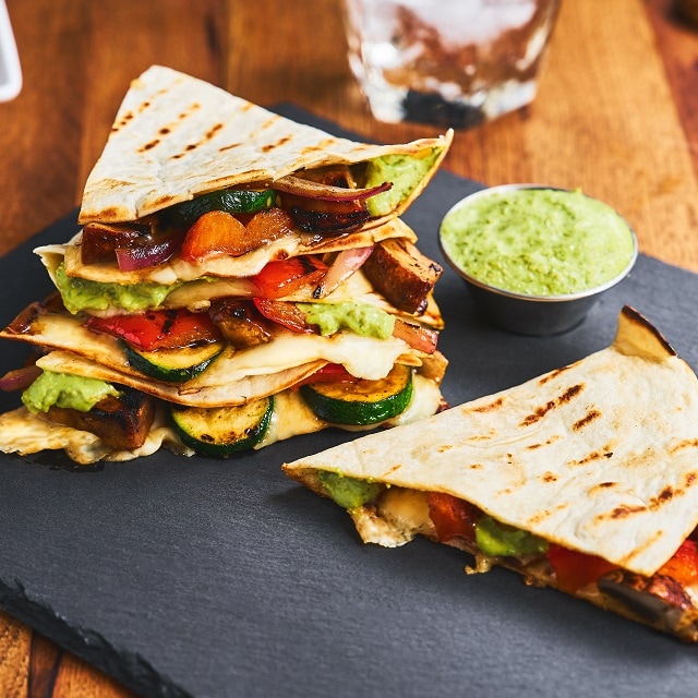 Grilled Veggie Quesadilla Grilled Veggie Quesadilla