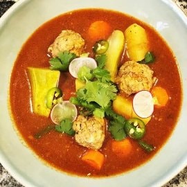 Caldo De Albondigas (Mexican Meatball Soup)