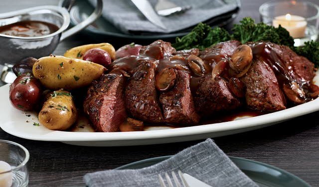 Chateaubriand for Two with Smoky Scotch Sauce