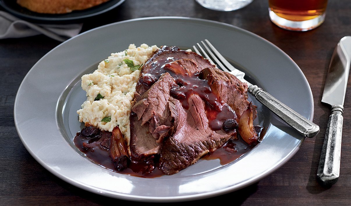 Irish Braised Beef with Sticky Dark Gravy