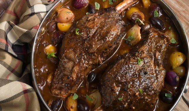 Mediterranean Braised Lamb Shank